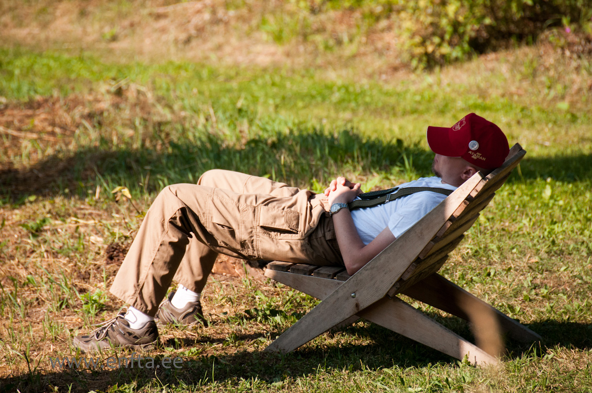 Little rest before shooting